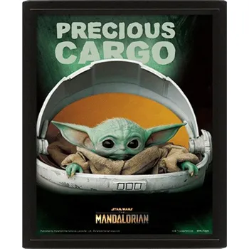 Figurka Obraz 3D Mandalorian Precious Cargo