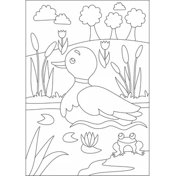 Pískohraní s.r.o. Šablona Kačenka na farmě Velikost: 210 x 297 mm