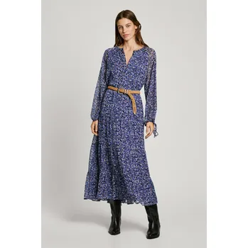 Dámské šaty Pepe Jeans Dámské šaty ARIANA Barva: modrá, Velikost: M