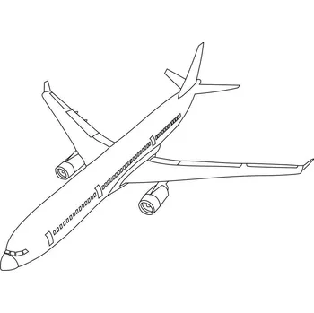 Pískohraní s.r.o. Šablona Airbus Velikost: 460 x 650 mm