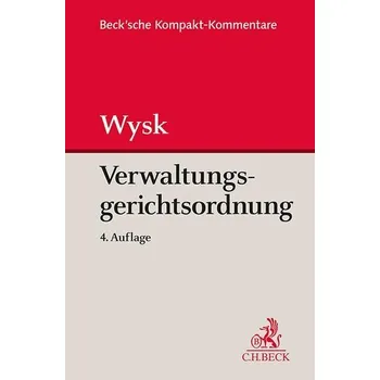 Verwaltungsgerichtsordnung - Wysk, Peter [DE] (2024, Firma, C.H. Beck)