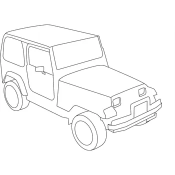 Pískohraní s.r.o. Šablona Terénní auto Velikost: 420 x 594 mm