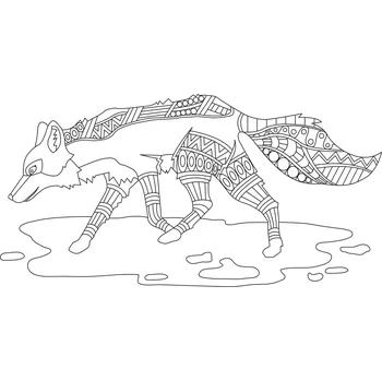 Pískohraní s.r.o. Šablona Liška Velikost: 420 x 594 mm