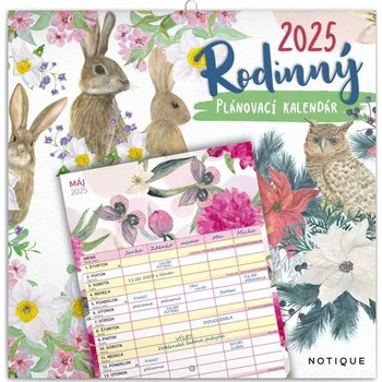 Kalendář Rodinný plánovací kalendár 2025 - nástenný kalendár