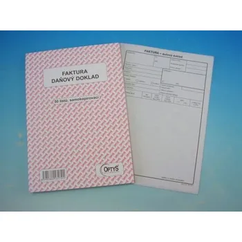 Tiskopis Faktura A5 50 listů NCR, propis. /OP1317/