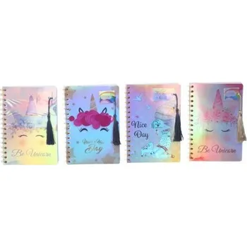 Blok Notes spirála linkovaný 14x20,5 cm, 55 stran - MIX