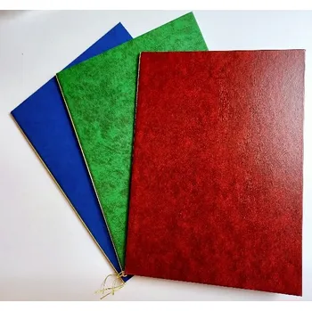 Desky na diplomy Oscar A4, 10ks Barva: Bordó