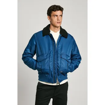 Dámský kabát Pepe Jeans Pánská bunda MELVIN Barva: modrá, Velikost: L