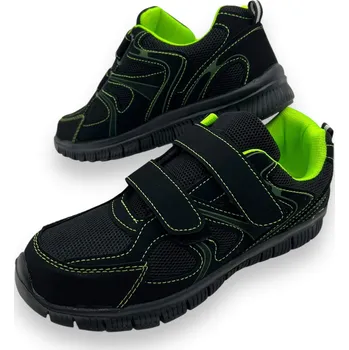 Dámské tenisky Minke Dámské černé tenisky na suchý zip 04 Barva: Černá, Velikost: 36