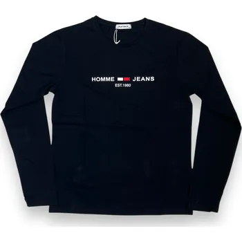 Pánské tričko Playback Pánské tričko s dlouhým rukávem ONDRA Barva: Černá, Velikost: 5XL