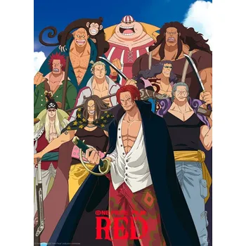 Plakát One Piece: Red Plakát - Red Hair Pirates 52 x 38 cm