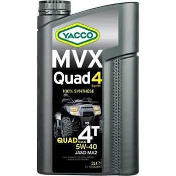 Motorový olej YACCO motorový olej plně syntetický MVX QUAD 4 SYNTH 5W40 2l