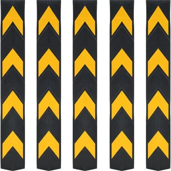 Dopravní značení ZBXL Reflexní ochranné profily na rohy 5 ks gumové 80 cm