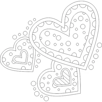 Pískohraní s.r.o. Šablona Tři srdíčka Velikost: 470 x 470 mm