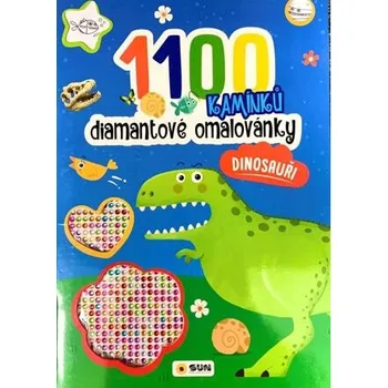 omalovánky Diamantové omalovánky Dinosauři - 1100 kamínků