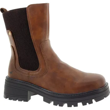 Dámské kozačky MUSTANG Dámský hnědý kotník 1469501-307-365 Velikost 41