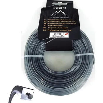 Žací struna průměr 3,0 mm x 15 m profil Dual Power Line - 25-06041