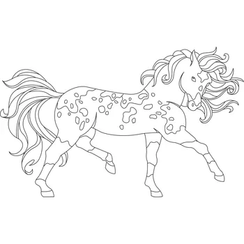 Pískohraní s.r.o. Šablona Kůň Velikost: 210 x 297 mm