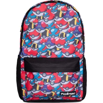 Městský batoh Batoh Pokémon: Pokéball (34 x 47 x 10 cm|objem 16 litrů)
