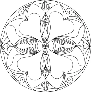 Pískohraní s.r.o. Šablona Mandala 0106 Velikost: 420 x 420 mm