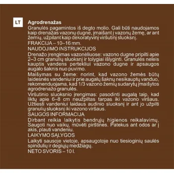 Zahradní dekorace Agrodrenážní zahradní centrum, 10 - 16 mm, 10 l