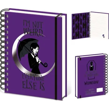 Sešit Wednesday Zápisník kroužkový A5