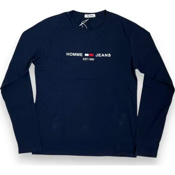 Pánské tričko Playback Pánské tričko s dlouhým rukávem ONDRA Barva: Modrá, Velikost: 5XL