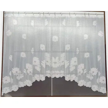 Záclona Bílá záclona oblouk 02 Barva: Bílá, rozměr: 160x320cm