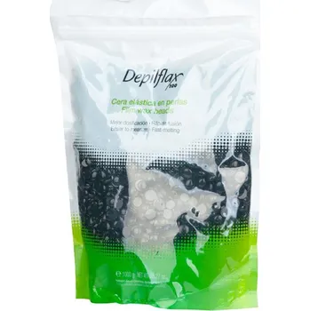 Depilflax 100 flexibilní depilační vosk s nízkým bodem tání pearl negra black 1000 g