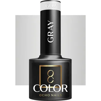 Lak na nehty OCHO NAILS Hybridní lak šedý 602 -5 g