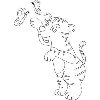 Pískohraní s.r.o. Šablona Tygřík Velikost: 297 x 420 mm