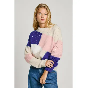 Dámský svetr Pepe Jeans Dámský svetr NORA Barva: béžová, Velikost: XS