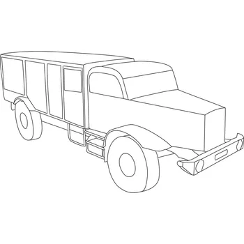 Pískohraní s.r.o. Šablona Náklaďák Velikost: 420 x 594 mm