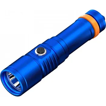 Plavecké brýle Orcatorch PROMO akce: Svítilna D710 + ZDARMA baterie USB-C a karabina Barva: Modrá