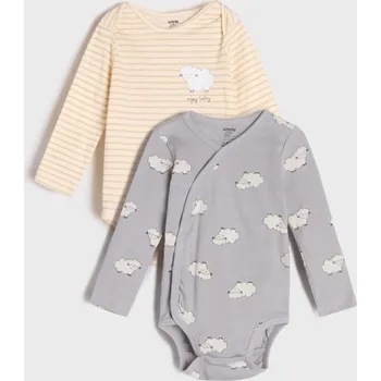 Kojenecký body Sinsay - Sada 2 body - krémová - 586BA-01X - 586BA-01X-86-1