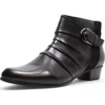 DÁMSKÉ KOTNÍKOVÉ BOTY REGARDE LE CIEL STEFANY-389 ČERNÁ Barva: ČERNÁ, Velikost: 38