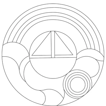 Pískohraní s.r.o. Šablona Mandala 0505 Velikost: 300 x 300 mm