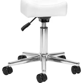 Mobilní pedikérská stolička Bell Sillon bílá