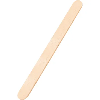 Přípravek na depilaci a epilaci Střední dřevěná špachtle 114 x 10 x 2 mm - 100 kusů