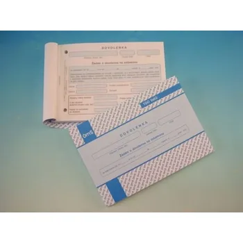Tiskopis Dovolenka A6, 100 listů /OP1146/