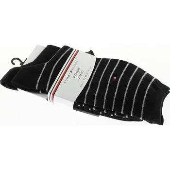Dámské ponožky TOMMY HILFIGER Dámské černé ponožky 2 páry 100001494-2P-001 Velikost 39/42