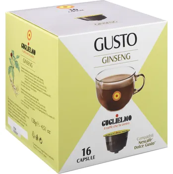 Caffe Guglielmo kapsle Nescafe DolceGusto Ginseng 16 kapslí