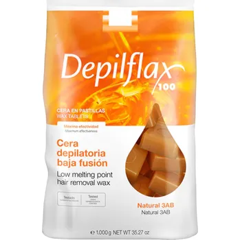 DEPILFLAX BEZ PROUŽKŮ TVRDÝ VOSK NA DEPILACI 1KG PŘÍRODNÍ