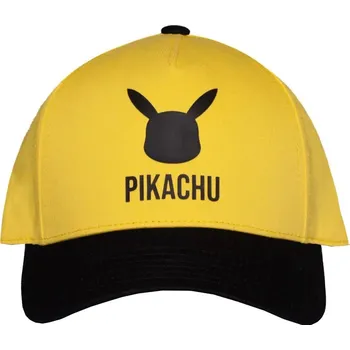 Kšiltovka Baseballová kšiltovka Pokémon: Černý ikonický Pikachu (nastavitelná)