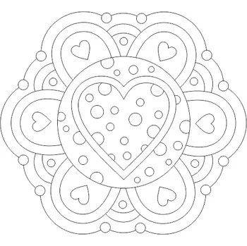 Pískohraní s.r.o. Šablona Srdíčka 2 Velikost: 210 x 210 mm