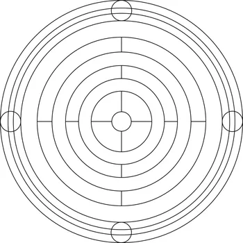 Pískohraní s.r.o. Šablona Mandala 0425 Velikost: 210 x 210 mm