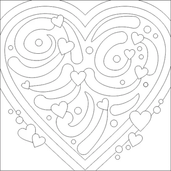 Pískohraní s.r.o. Šablona Srdíčko 3 Velikost: 148 x 148 mm