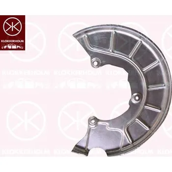 Brzdový kotouč Ochranný plech proti rozstřikování, brzdový kotouč KLOKKERHOLM 9545377