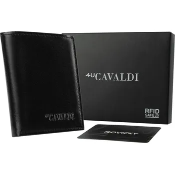 Peněženka Velká kožená peněženka s RFID Stop ochranou Zapínání: bez zapínání