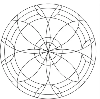 Pískohraní s.r.o. Šablona Mandala 0521 Velikost: 420 x 420 mm